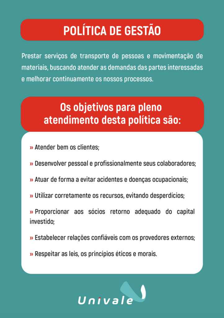 Política de gestão