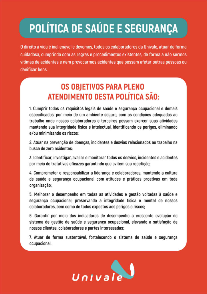 Política de saúde e segurança